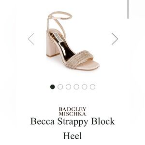 Badgley Mischka Becca Strappy Block Heel